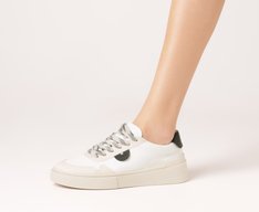 Tênis Atacador Bicolor Gigi Branco E Preto