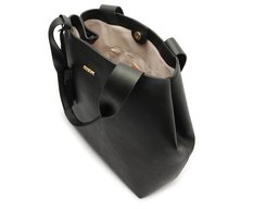 Bolsa Shopping Grande Maxi Barbicacho Preta