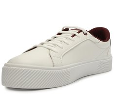 Tênis Sola Alta Lili Branco E Roxo