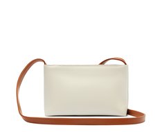 Bolsa Tiracolo Média Cadeado Branca