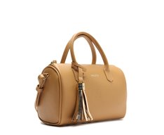 Bolsa Tote Média Arredondada Bege