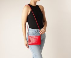 Bolsa Tiracolo Média Basic Vermelha