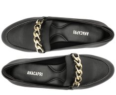 Mocassim Corrente Minimal Preto
