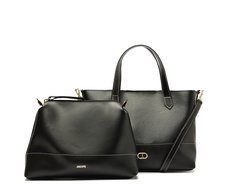Bolsa Tote Média Com Necessaire Preta