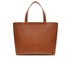 Bolsa Shopping Grande Porta-Catão Pespontado Marrom
