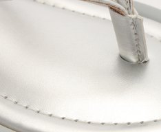 Rasteira New Slim Prata