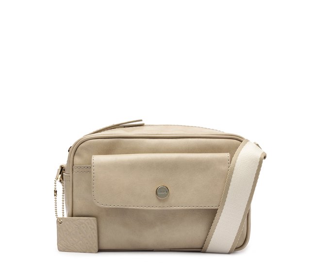 Bolsa Tiracolo Pequena Duetto Branca