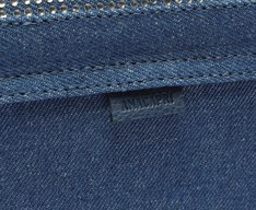 Bolsa Tiracolo Pequena Hotfix Glam Jeans Azul