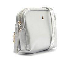 Bolsa Tiracolo Pequena Soft Prata