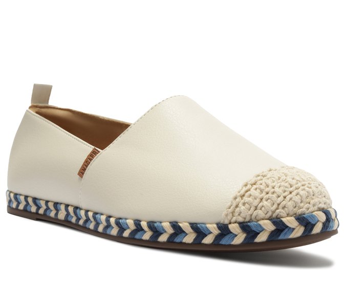 Tênis Slip On Corda Branco Off