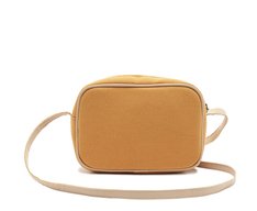 Bolsa Tiracolo Pequena Amendoa Marrom