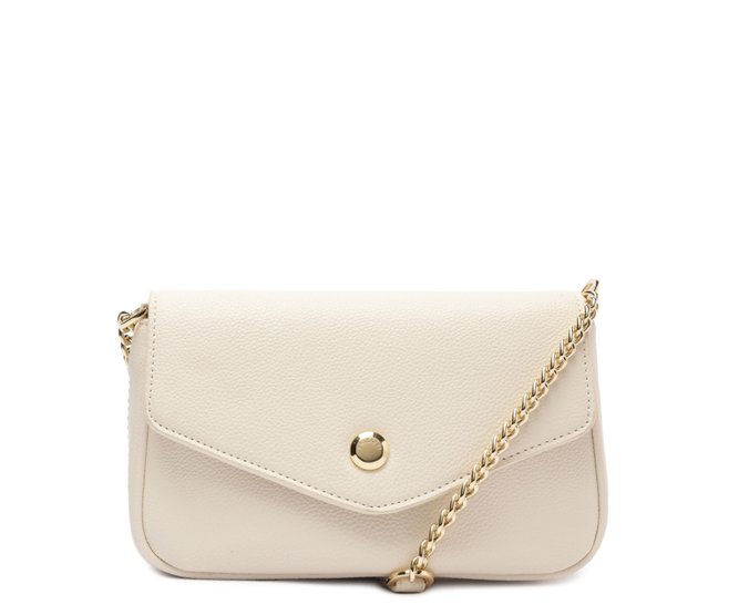 Bolsa Tiracolo Pequena Minimalista Branca