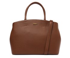 Bolsa Tote Grande Velvet Marrom