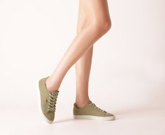 Tênis Knit Daleste Cinza
