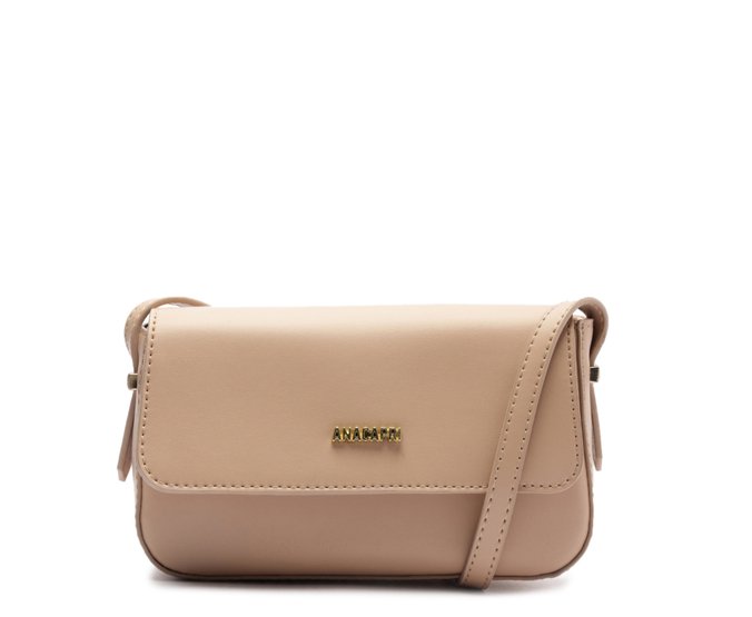 Bolsa Tiracolo Pequena Amélie Bege