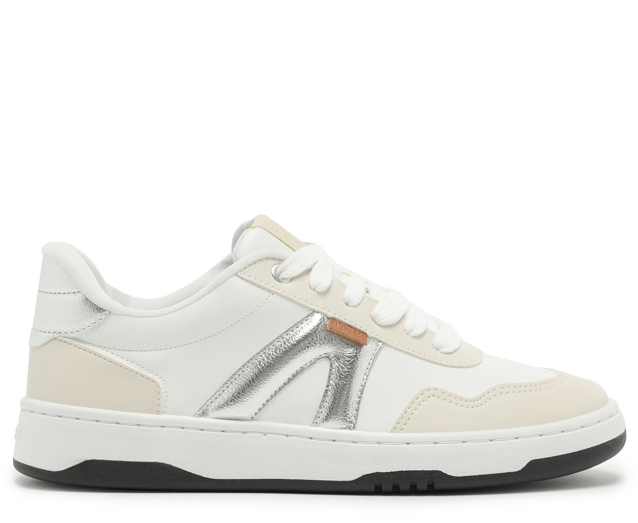 Tênis AC1119 Branco e Prata | Anacapri