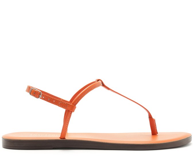 Rasteira Slim Monocolor Laranja