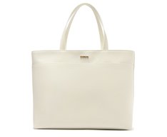 Bolsa Shopping Grande Alça Transversal Branca