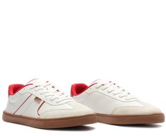 Tênis Versátil Urbano Branco e Vermelho