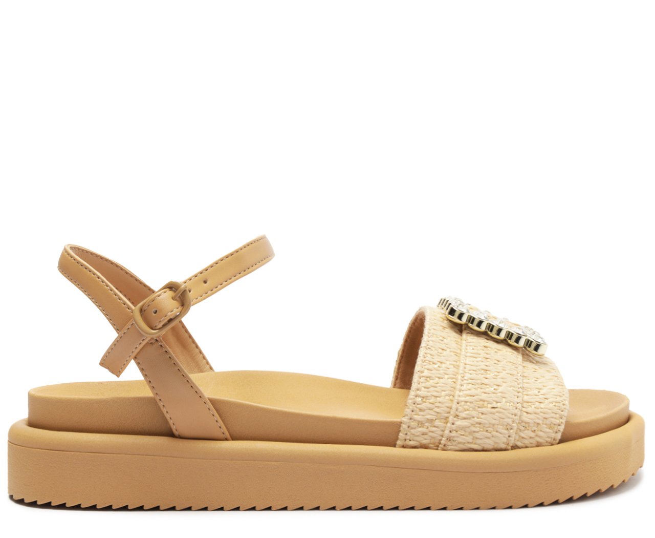 Sandália anacapri flatform trama feminina hotsell