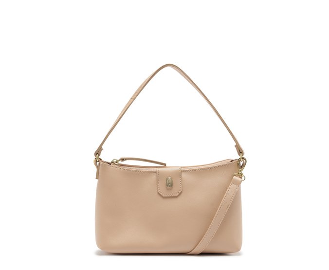 Bolsa Tiracolo Média Gergilim Bege