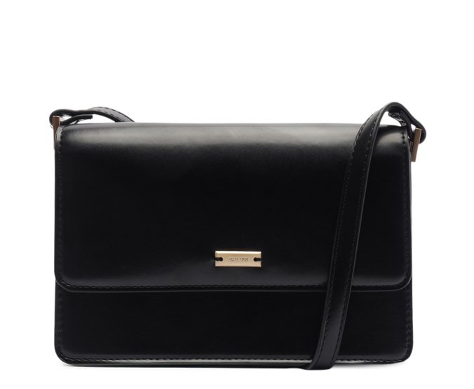 Bolsa Tiracolo Média Slim Preta