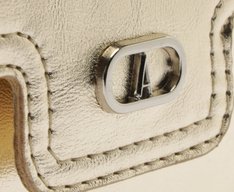 Bolsa Tiracolo E Pochete Pequena Dourada