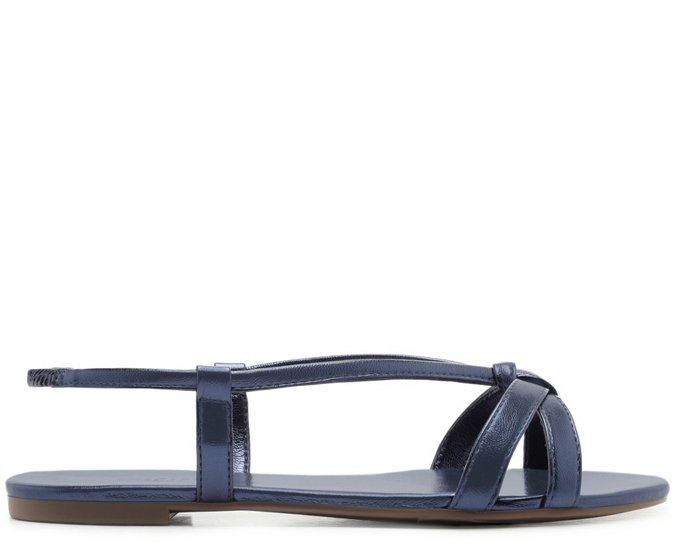 Rasteira azul marinho Clearance