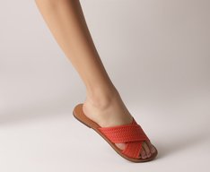 Rasteira Laranja Color Vibes