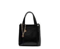 Bolsa Tote Média Madri Chaveiro Preta