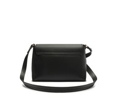 Bolsa Tiracolo Pequena Chaveiro Flor Preta