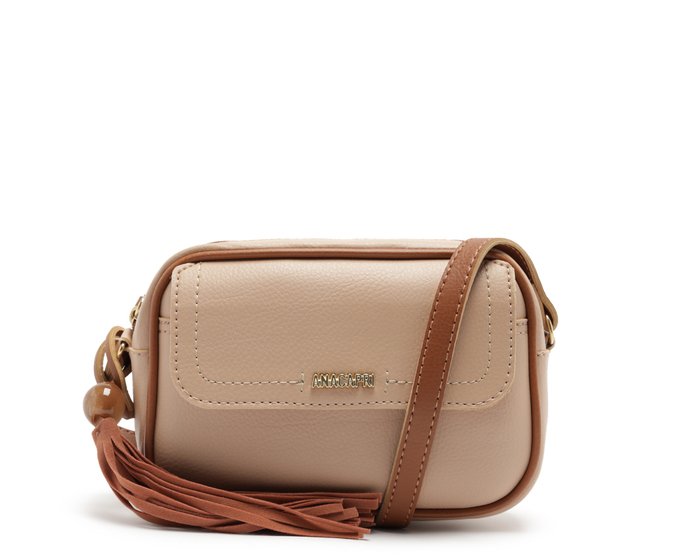 Bolsa Tiracolo Pequena Eco Soft Bege