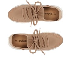 Tênis Sporty Knit Bege