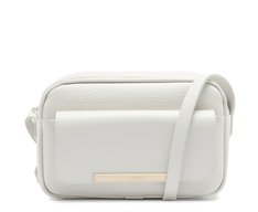 Bolsa Tiracolo Média Com Bolso Valentina Branca