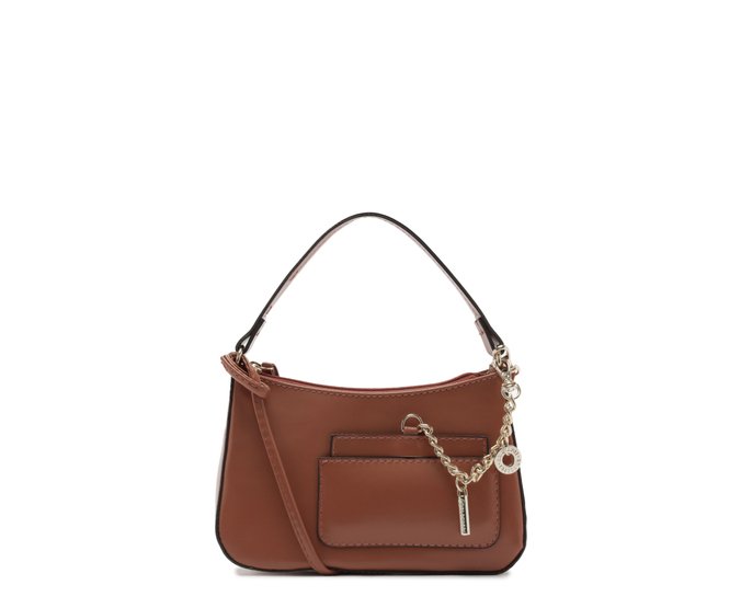 Bolsa Tiracolo Pequena Ivory Laranja