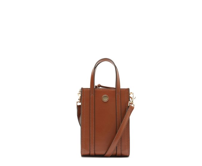 Bolsa Tiracolo Pequena Phone Marrom