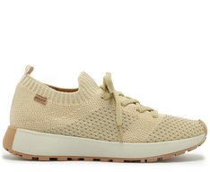 Tênis Knit Lavínia Bege