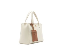 Bolsa Tote Média Porta Cartão Branca