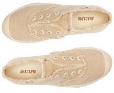 Tênis Slip On Desfiado Alê Bege
