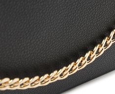 Bolsa Tiracolo Pequena Corrente Preta