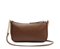 Bolsa Tiracolo Média Snake Marrom