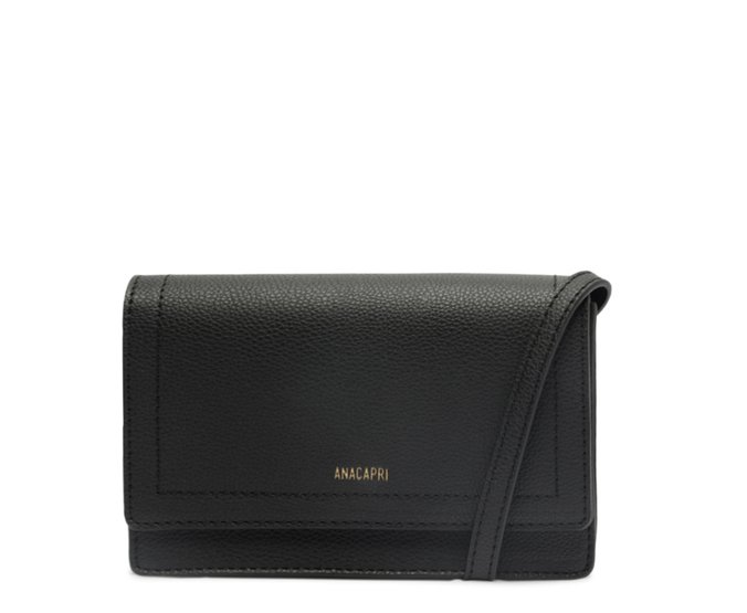 Bolsa Tiracolo Pequena Preta [BRINDE]