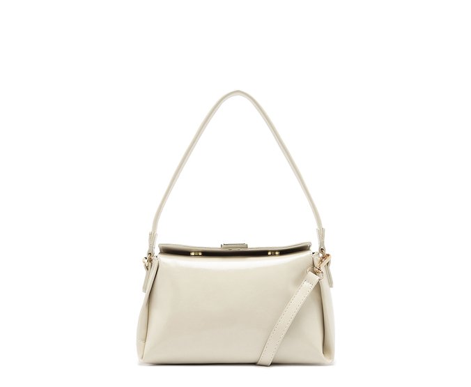 Bolsa Tiracolo Média Moderna Branca