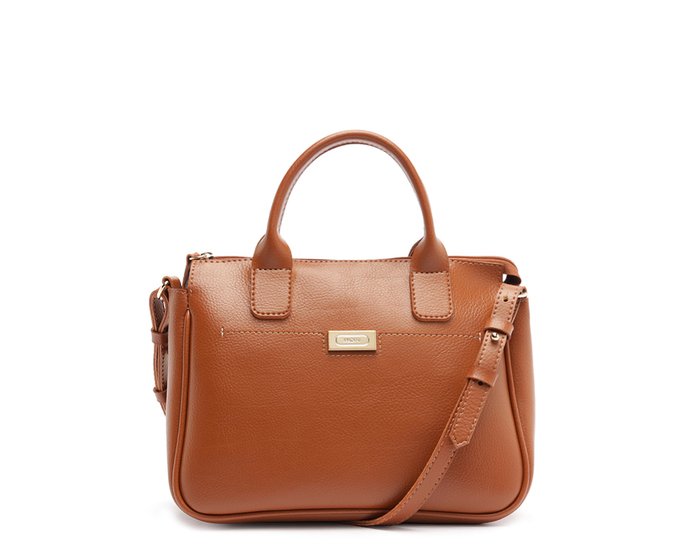Bolsa Tote Média Lilian Marrom