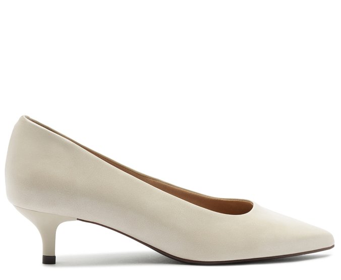 Scarpin Salto Fino Branco
