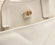 Bolsa Tote Grande Matelassê Zig Branca