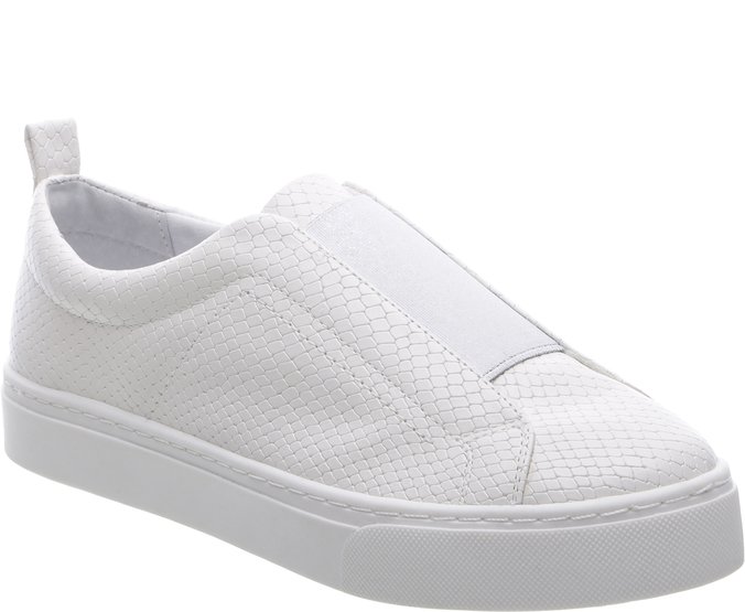 Tênis Sola Alta Elástico Branco | Anacapri