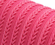 Bolsa Crossbody Média Texturizada Rosa Injetada