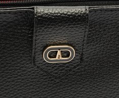 Bolsa Tiracolo Média Anacapri Mono Preta