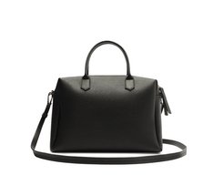 Bolsa Tote Média Arredondada Preta